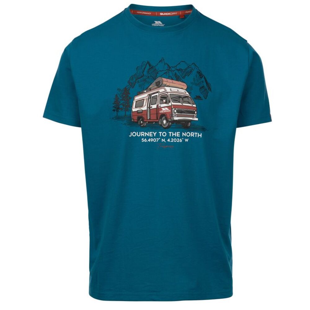 Trespass Mens Tokso T-Shirt / Bondi Blue